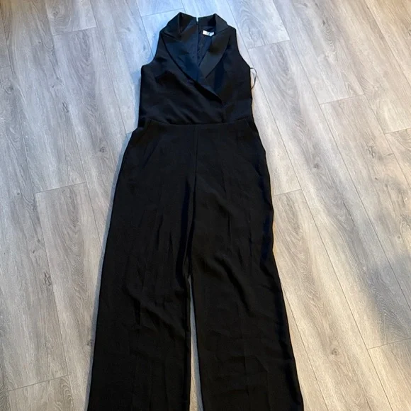Trina Turk Black Sleeveless Jumpsuit Size 8 - Picture 4 of 6